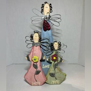 Wooden angels of love